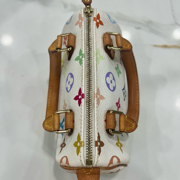 Louis Vuitton Multicolor Monogram White Mini Satchel - Picture 10 of 14